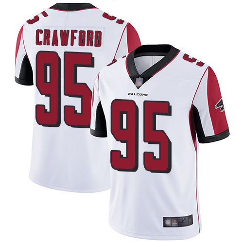 Atlanta Falcons Limited White Men Jack Crawford Road Jersey NFL Football 95 Vapor Untouchable
